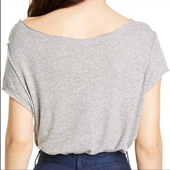 Free People June Linen-Blend T-Shirt Size Small NWT - Picture 6 of 9